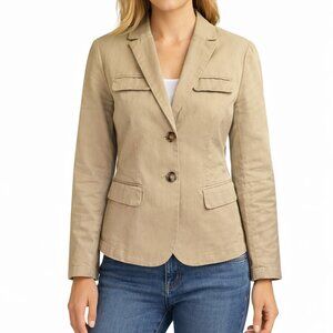 J. Crew Deconstructed Twill Blazer 4